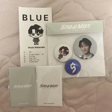 SnowMan POP-UP 한국 한정 세트 와타나베 쇼타 트레이딩 카드