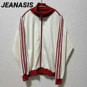 JEANASIS 트랙 자켓 빨간색 레드