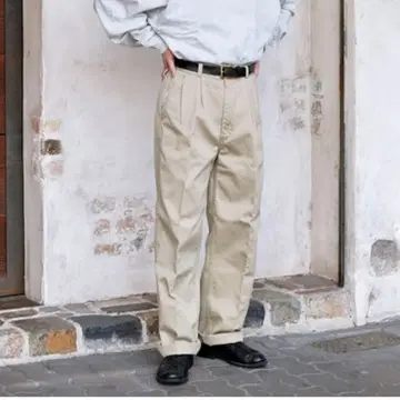 orslow 오어슬로우 TWO TUCK WIDE TROUSERS