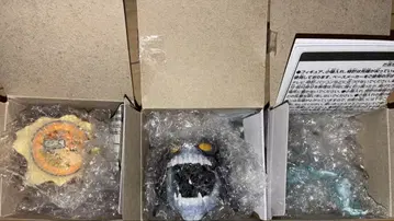 제일복권 죠죠의 기묘한 모험 H상 데스크탑 마스코트 3점