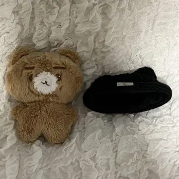 Wayv 쿤 봉제 인형 브라운 모자 쿠니베어