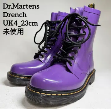 UK4_23cm 미사용 Dr.Martens Drench 러버 8홀