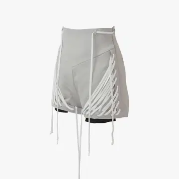 theredthread S lace up shorts gray S