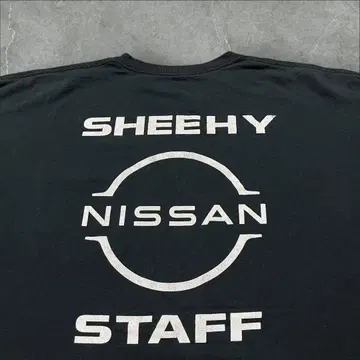 NISSAN 티셔츠 USA 닛산 스태프 티셔츠 포켓 티셔츠 기업 티셔츠