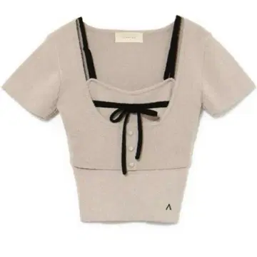 andmary Natalie ribbon set beige