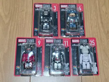 MARVEL 해피 복권 베어브릭 5체 세트