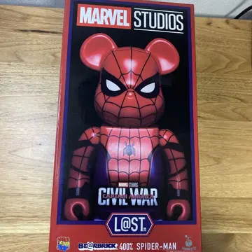 MARVEL Happy 복권 라스트 원상 베어브릭 아이언맨