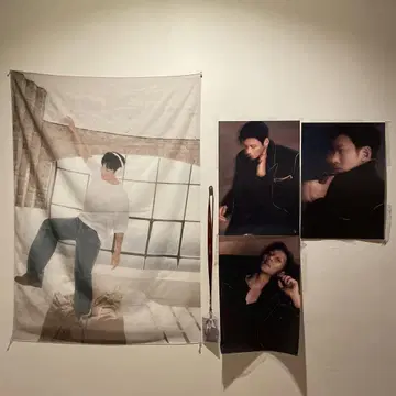 지창욱 사진 타월 사진 포스터 트레이딩 카드 포함 4종 세트