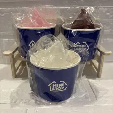 모리 판타지 MINISTOP 소프트 아이스크림 스퀴즈 3개 세트