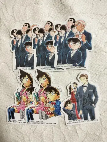 명탐정 코난 미카 상점가 코난 백화점 코난 탐정사무소 스티커