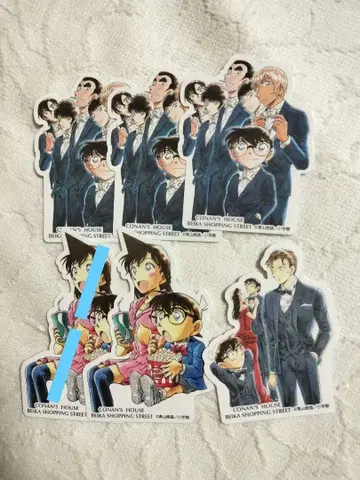 명탐정 코난 미카 상점가 코난 백화점 코난 탐정사무소 스티커