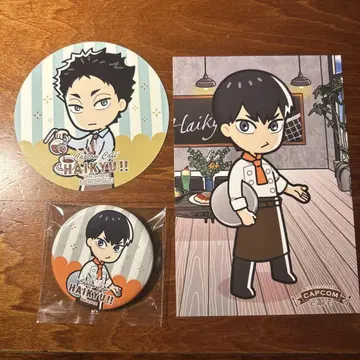 하이큐!! Capcom Cafe 캔뱃지 카게야마 토비오