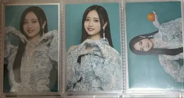 노기자카46 브로마이드 이노우에 나기 네이블 오렌지 미니 브로마이드 컴프