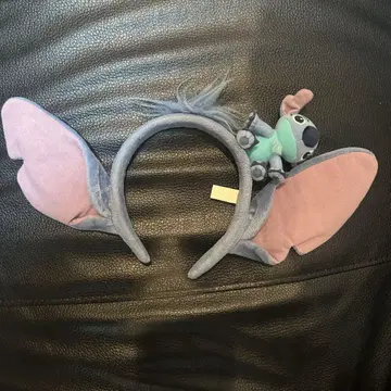 스티치 귀 포함 머리띠 봉제 인형 포함