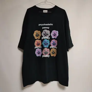 Flowwwers T셔츠 psychedelic pansy XL