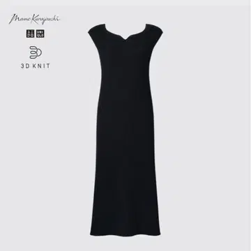 UNIQLO 마메쿠로구치 니트 원피스 블랙