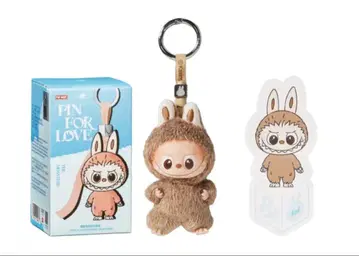 LABUBU PIN FOR LOVE 봉제 인형 펜던트 &
