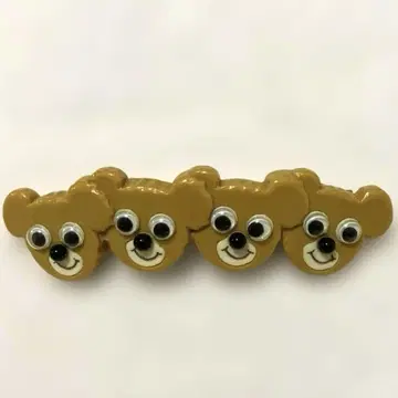 위크엔즈 weekends 곰 머리핀