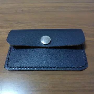 천연 가죽 소가죽 카드 케이스 핸드메이드 총 손바느질