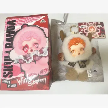 팝마트 스컬팬더 winter 루돌프 봉제 인형 펜던트 정품