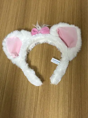 마리 머리띠 핑크 리본 포함