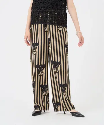 [ 알디 느와르 ] 라이온 프린트 팬츠 LIONESS PRINT