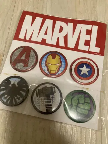 MARVEL JUNRED 캔뱃지