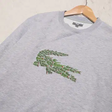 [ 레어 ] 라코스테 LACOSTE 맨투맨 크로코 매직 그레이