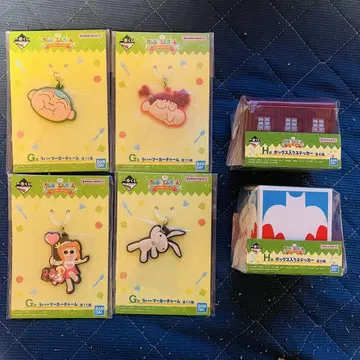 짱구는 못말려(크레용 신짱) 제일복권 G상 H상 러버 참 스티커
