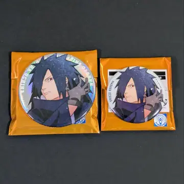 NARUTO 베이스야드 우치하 마다라 캔뱃지 2개 세트