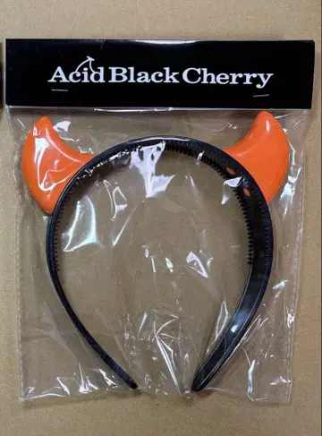 미개봉 새상품 Acid Black Cherry 머리띠 오렌지