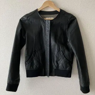 그린 라벨 릴랙싱 가죽 자켓 돈피 40