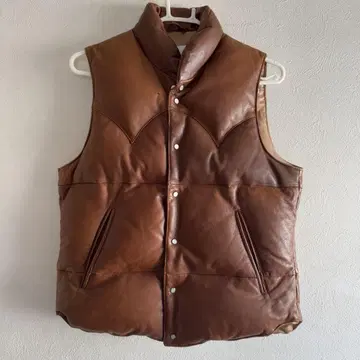 양가죽 램 가죽 다운 베스트 UNITED ARROWS