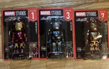 MARVEL BE@RBRICK Happy 복권 1, 3, 7번 세트