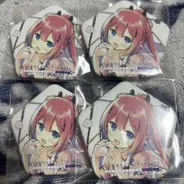서머포켓 캔뱃지 카미야마 시키 카페 Summer Pockets 4종