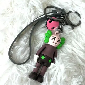 ASPLOU 키링 KAWS 키링 핸드 스트랩