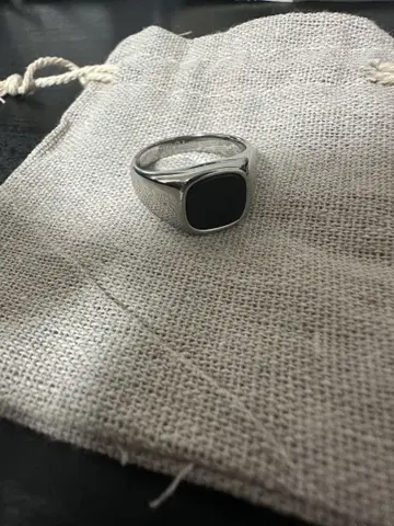 [ 13lue ] Black rounded ring 23호