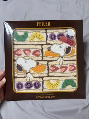 FEILER 스누피 손수건 후르츠 샌드 페이러