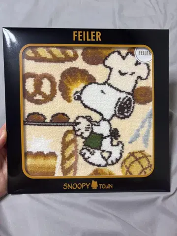 FEILER 스누피 손수건 베이커리 페이러