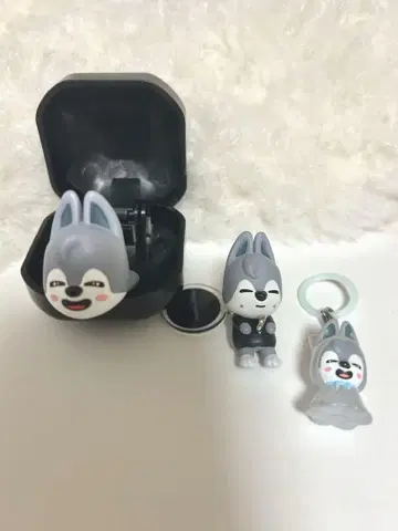 skzoo 울프 찬 푹신푹신 반지  마스코트 표식 키링