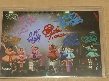 CANDY TUNE 사인 포함 라이브 사진