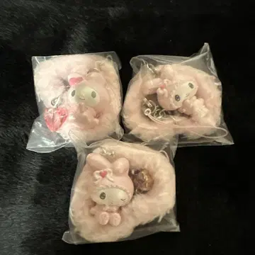 산리오 멜로우사로미우사 시크릿 스트랩 마이멜로디 3종 세트