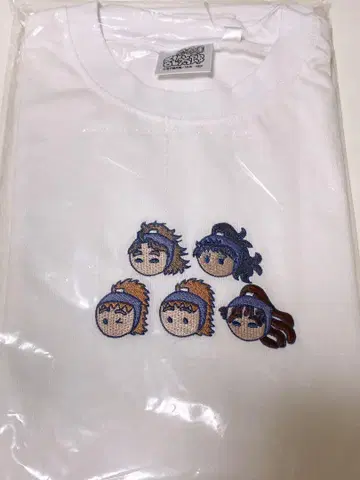시마무라 닌타마 란타로 5학년 T셔츠 화이트 M사이즈