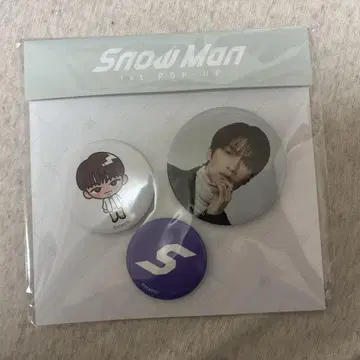SnowMan POP-UP 한국 서울 후카사와 타츠야 캔뱃지