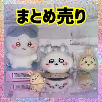 [치이카와] 하치와레, 토끼, 모몽가 피타레스트 파우치 거울 4종 세트