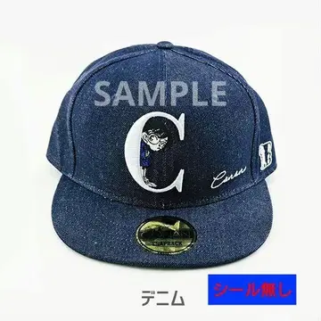 명탐정 코난 코난 탐정사 캡 데님 새상품 스티커 없는 모자 돗토리