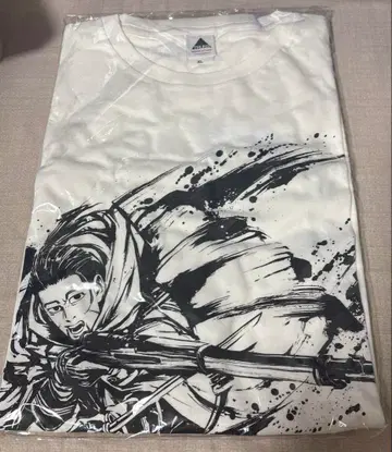 골든 카무이 먹 그림 셔츠 오가타 햐쿠노스케