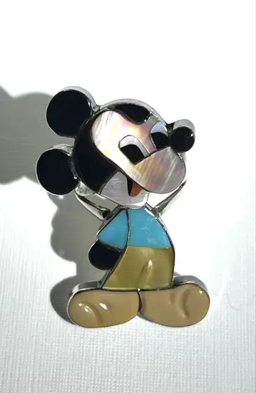 BEAMS 별주 Zuni족 Disney 미키 Silver Ring