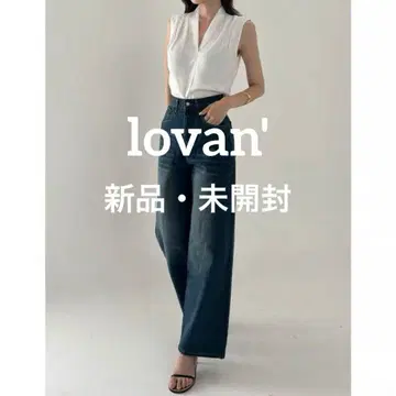 lovan highwaist dope straight denimpants