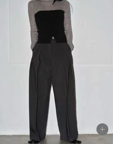 36 그레이 todayful Bonding Wide Trousers